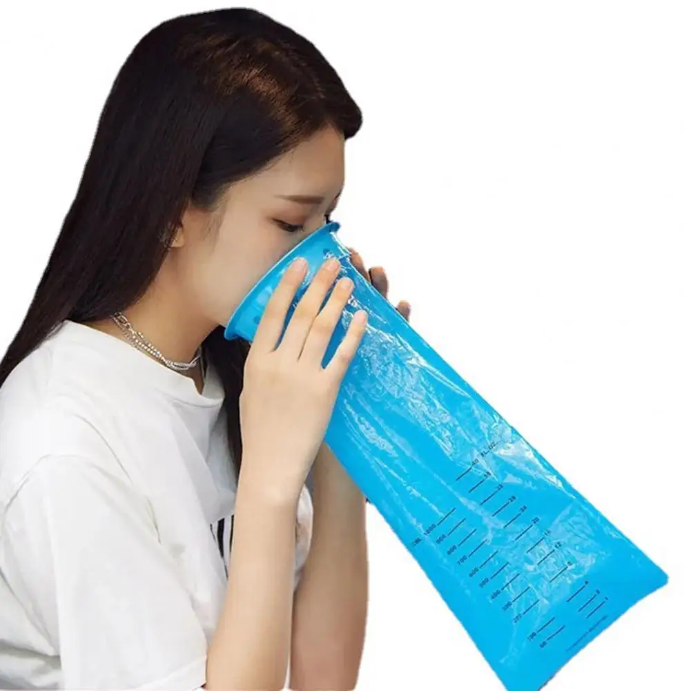 25 Pcs 1000ML Vomiting Bag Disposable Travel Car Airplane Motion Sickness Nausea Vomit Cleaning Bags Emergency Vomiting Bag