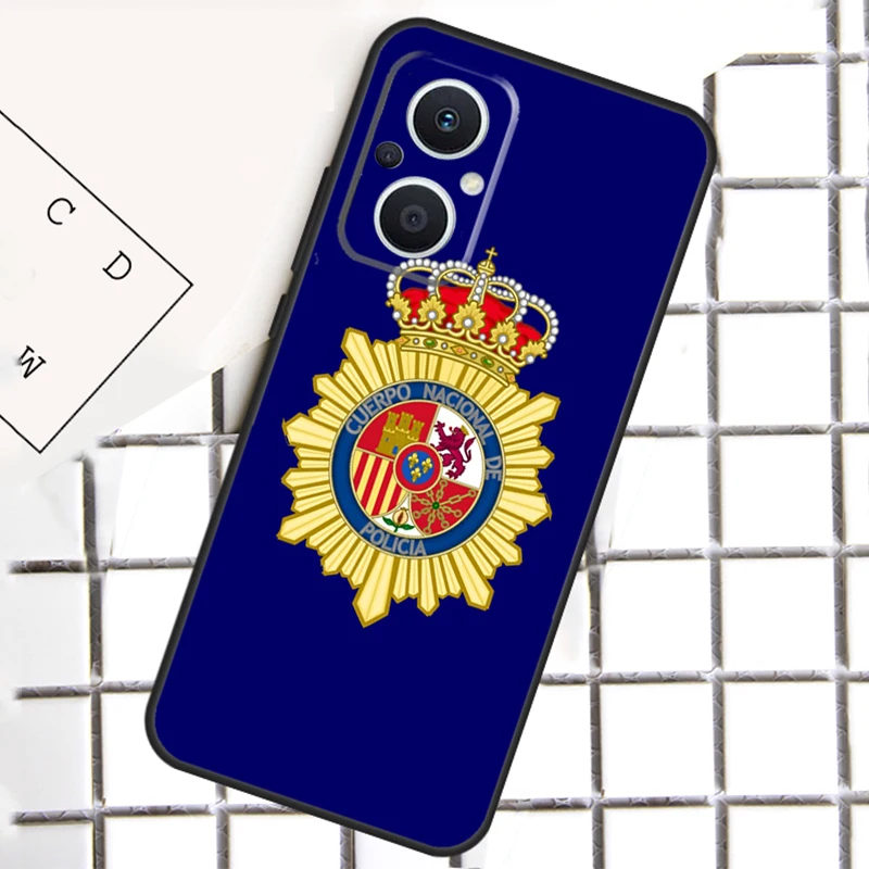 Spain National Police logo Case For OPPO Find X9 Ultra X5 X6 X8 Pro Cover For OPPO Reno 15 F 13 12 11 10 14 Pro 7 8 Lite