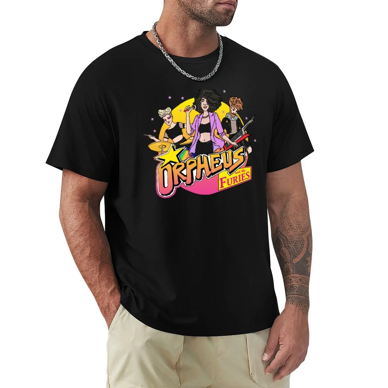 

Orpheus and the Furies T-Shirt Relaxed Fit Casual Short Sleeve Top