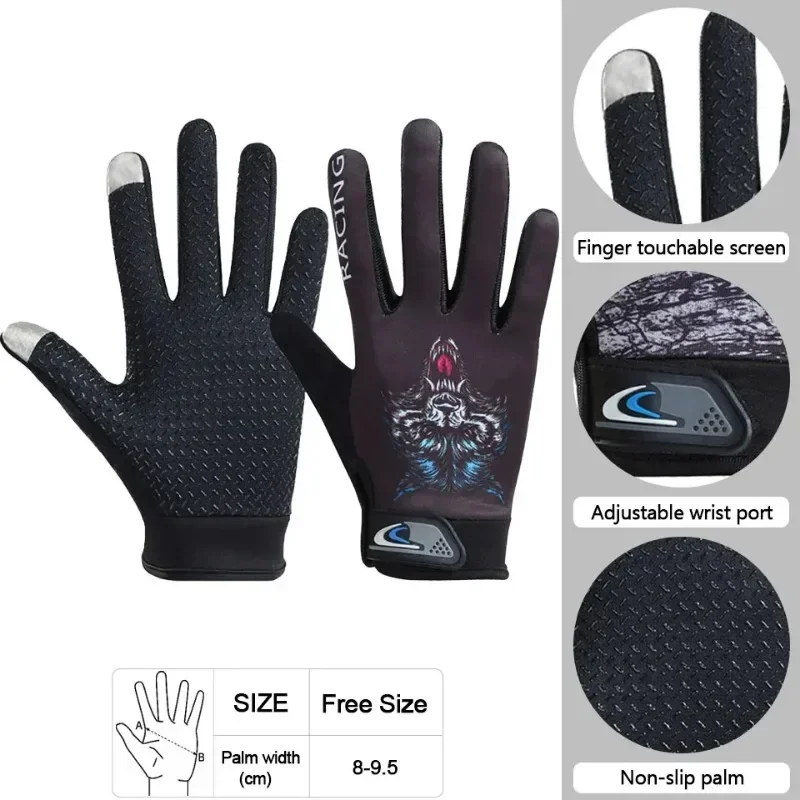 رائجة البيع الصيف الحرير الجليد المضادة للانزلاق قفازات ركوب الدراجات النساء الرجال تنفس شاشة تعمل باللمس المضادة للأشعة فوق البنفسجية في الهواء الطلق دراجة هوائية للرياضة قفازات الدراجة