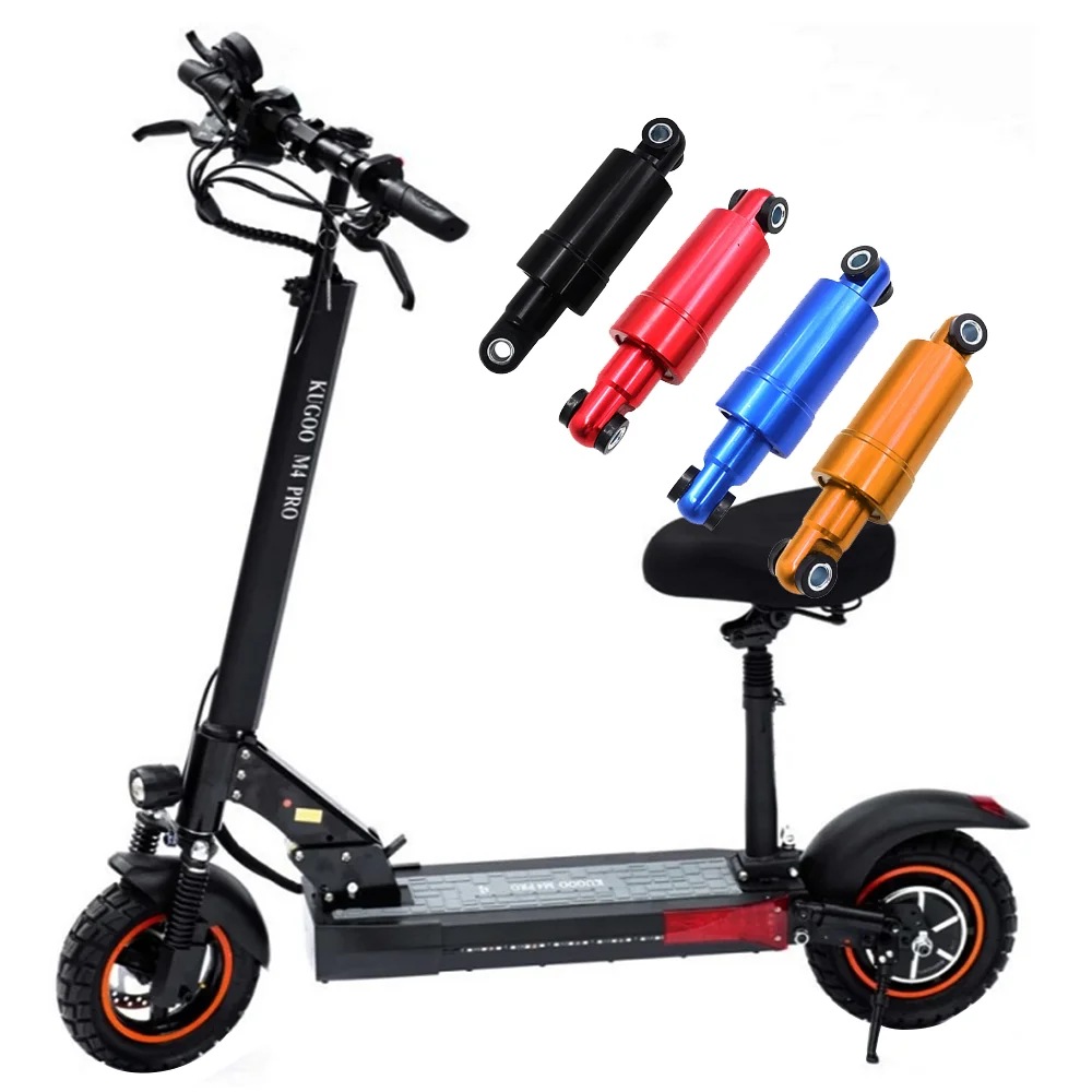 Electric Scooter Rear Shock Absorption 100/110/125/150mm 750lbs 1000lbs for Kugoo M4 E-Bike Xiaomi Folding Bicycle Accessories