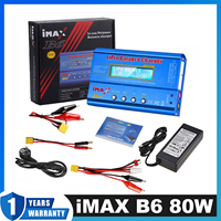 IMAX B6 80W Battery Charger For Lipo NiMh Li-ion Ni-Cd Digital Lipro Balance Charger Discharger AC Power 15V 6A Adapter Rc Car