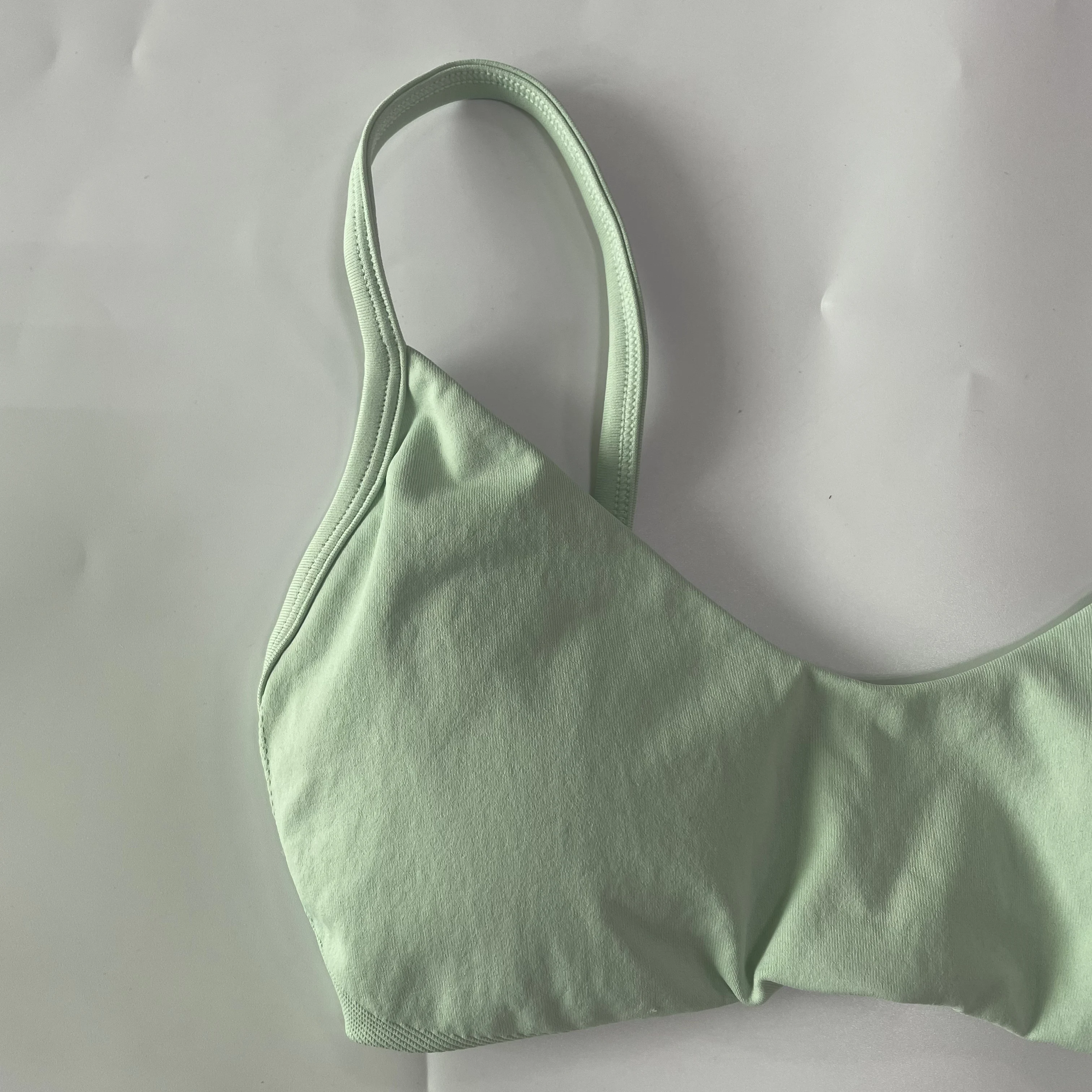 Pericic Sport-BH mit Rundhalsausschnitt für Damen, nahtloser Sport-BH, Sport-Top, Unterwäsche mit Polstern, sexy, rückenfreier BH, Yoga-Kleidung, Trainings-Fitness-BH – Detail 7
