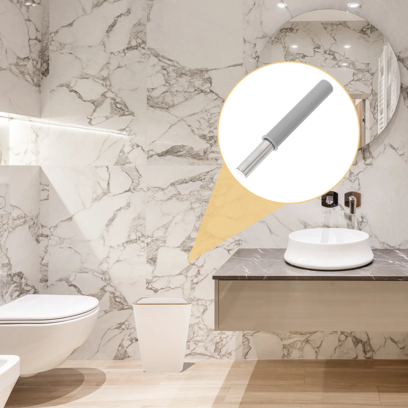 

Trash Can Damper Hydraulic Slow Garbage Can Shock Absorber Replacement Parts for Quiet Soft Closing Trash Bin