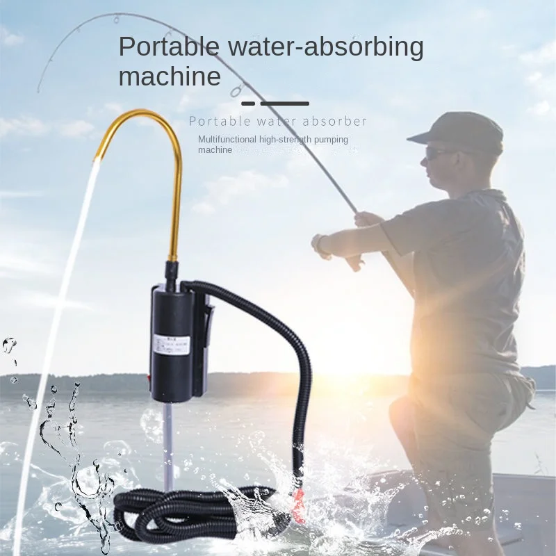 

Fishing Suction Device Water Absorber Machine Charge Fishing Automatic Pump Intake Hand Washers Outdoor Fishing Equipment Tool