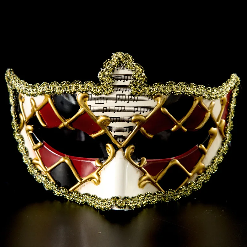 

Halloween mask masquerade half face party men and women Venice holiday props home decoration mask crafts