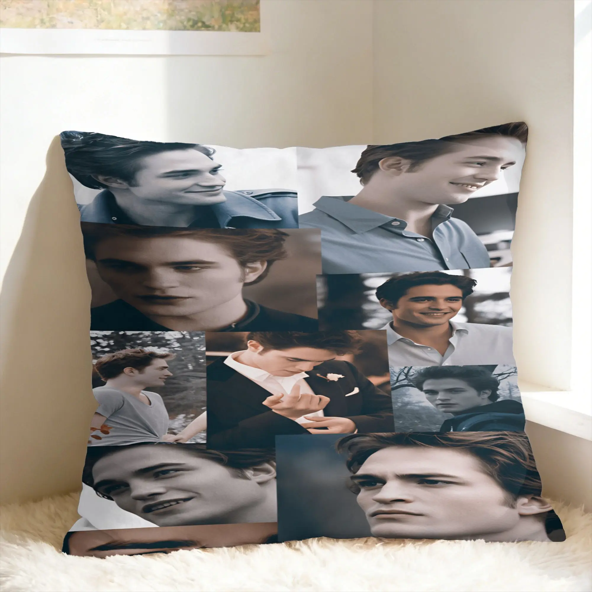 Edward Cullen Pillow Case  Design Pillow Cover Morden Cushion Cover For Sofa Home Decor
