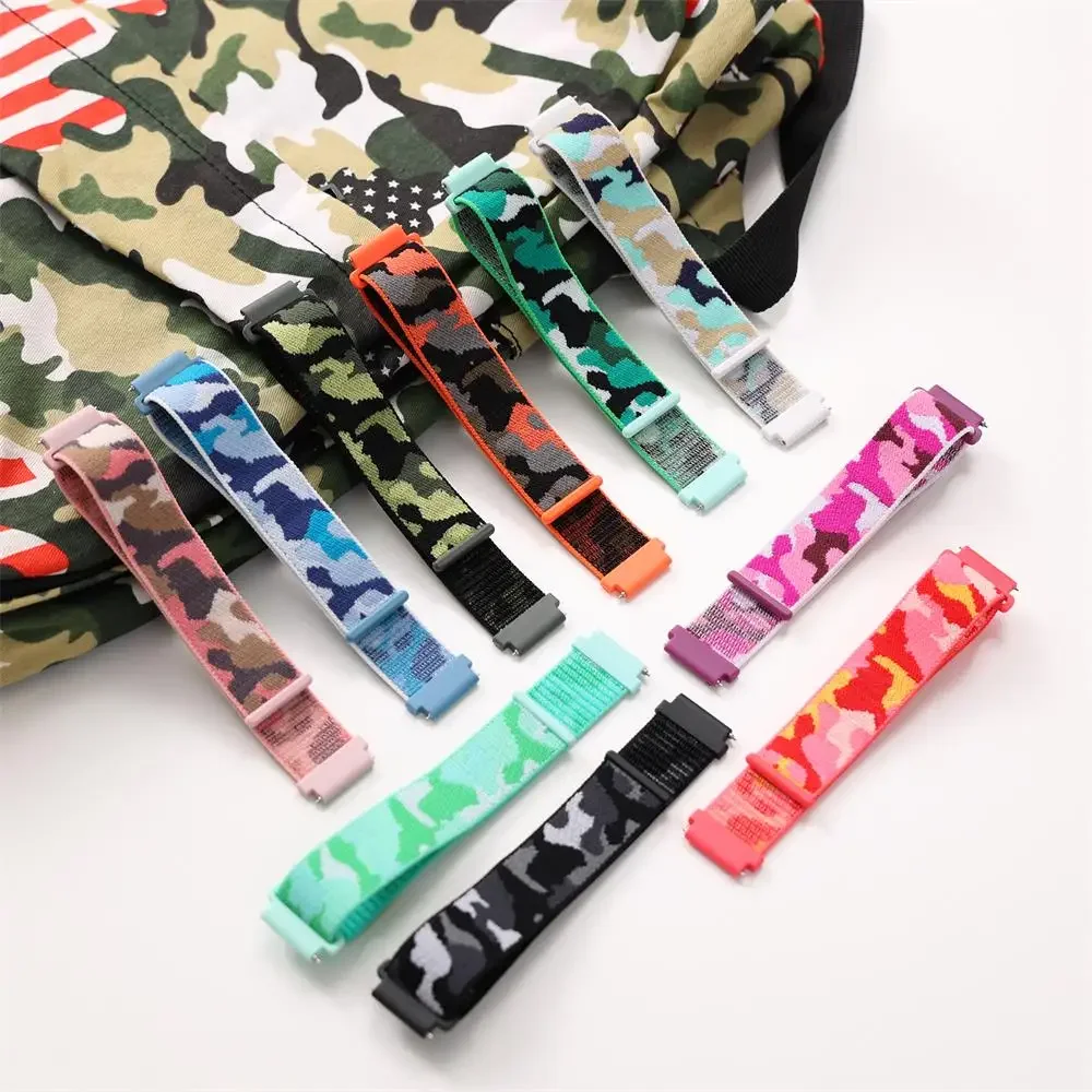 Camouflage Nylon Loop For Xiaomi Watch S4 Sport S3 S2 S1 Pro 22mm Watch band For Xiaomi Watch 2Pro Mi watch Color 2 Active Strap