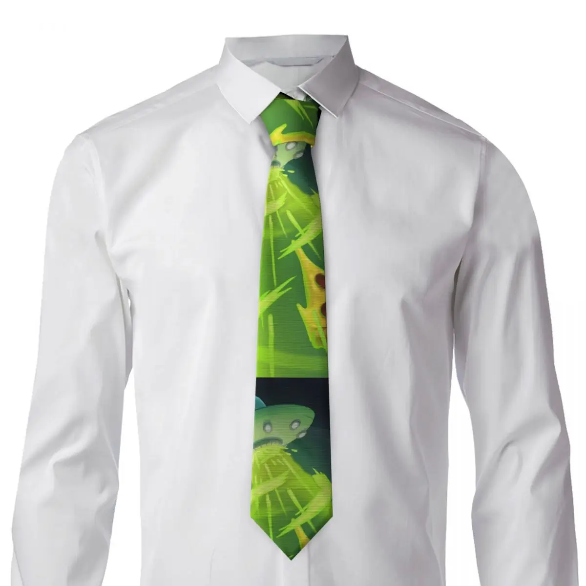 Wobbly Life Gaming Funny (8) Necktie for Men Silk Polyester Slim Neck Ties Party Accessories Tie Casual Gravatas