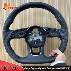 for Audi a3 steering wheel RS3 RS4 RS5 A3 A4 A5 S3 S4 S5 2017-2021 Fully Perforated Leather Steering Wheel