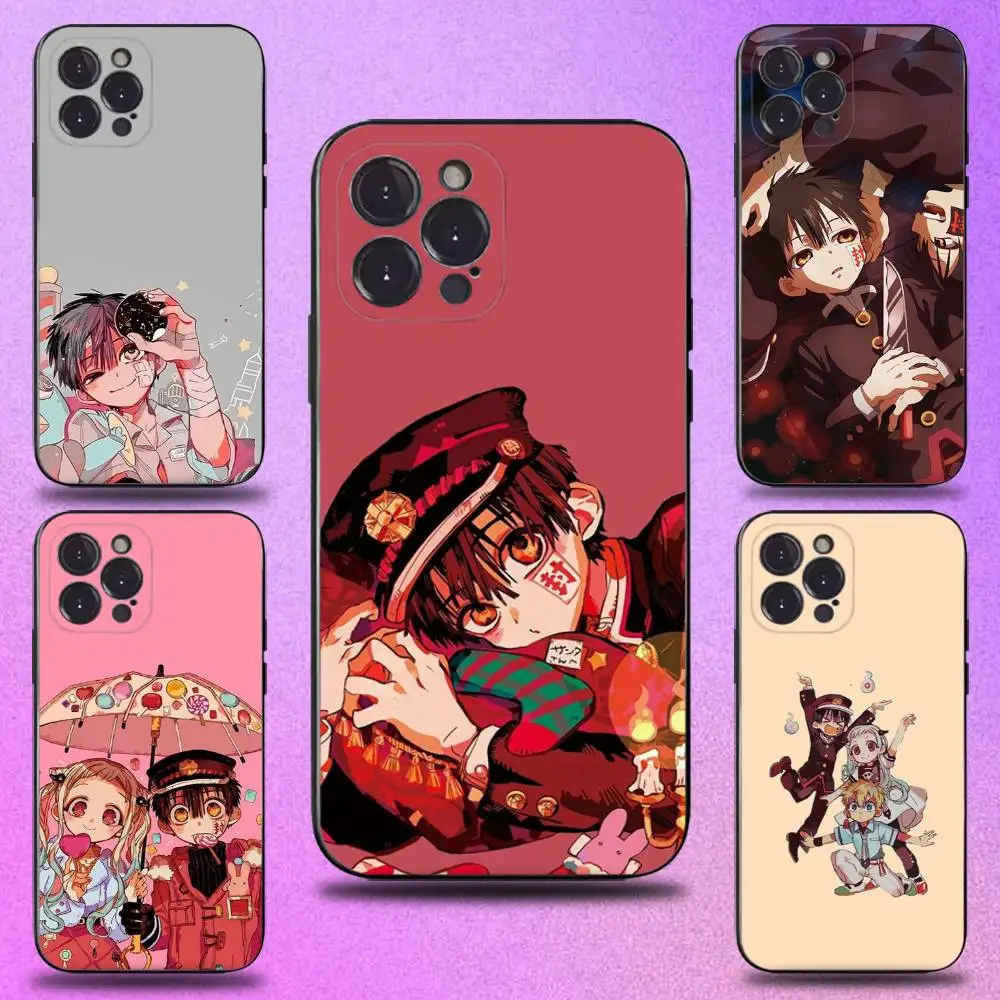 

Jibaku Shounen Hanako Kun Phone Case For iPhone 17,16,15,14,13,12,11 Plus,Pro Max,XS,X,XR,SE,Mini,8,7,Soft Silicone Black Cover