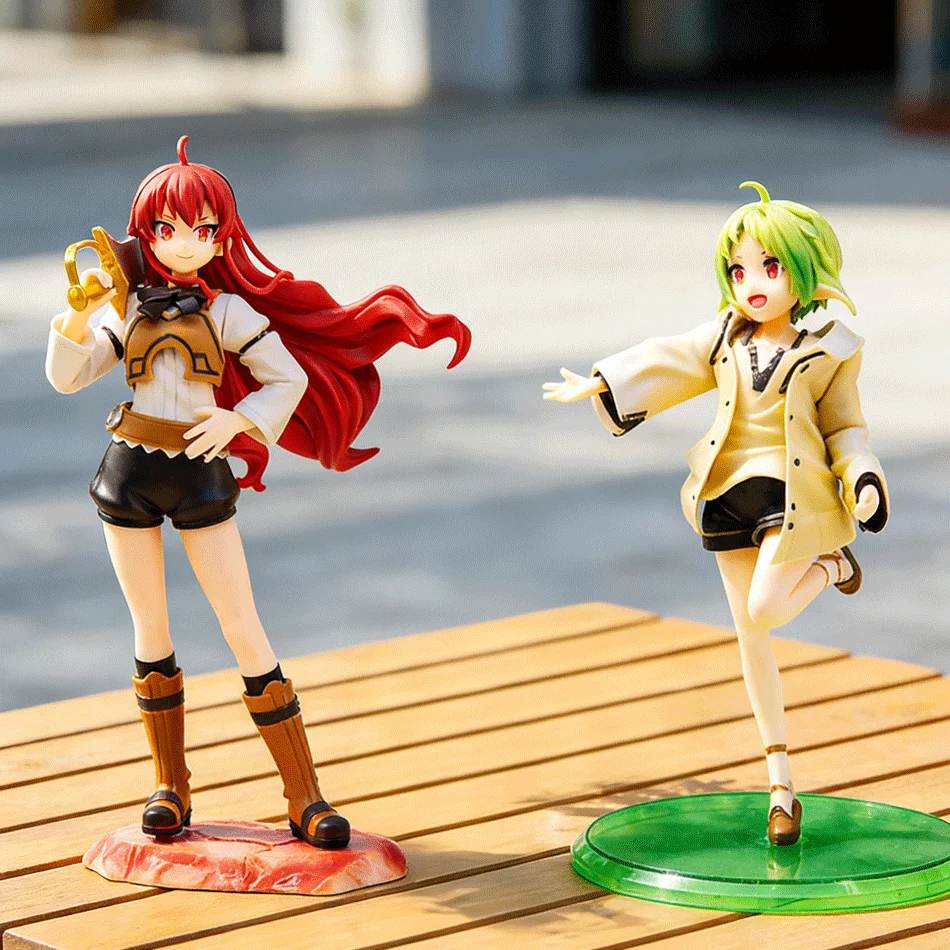 Figura de acción de mago Roxy Migurdia, Mushoku Tensei: reencarnación sin voz, figura de Anime de PVC, modelo de colección para adultos, muñeca de juguete