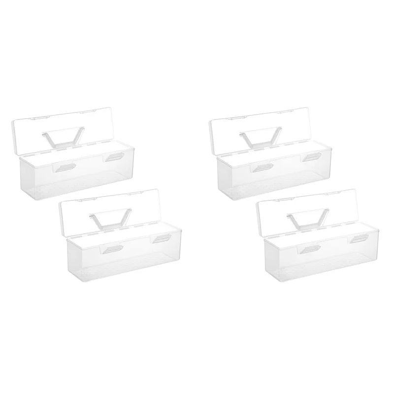 

Beauty 4Pcs Paint Storage Box Craft Storage Box Handle,30 Bottle Capacity Paint Storage Box For 2 Fluid Ounces Acrylic Paint