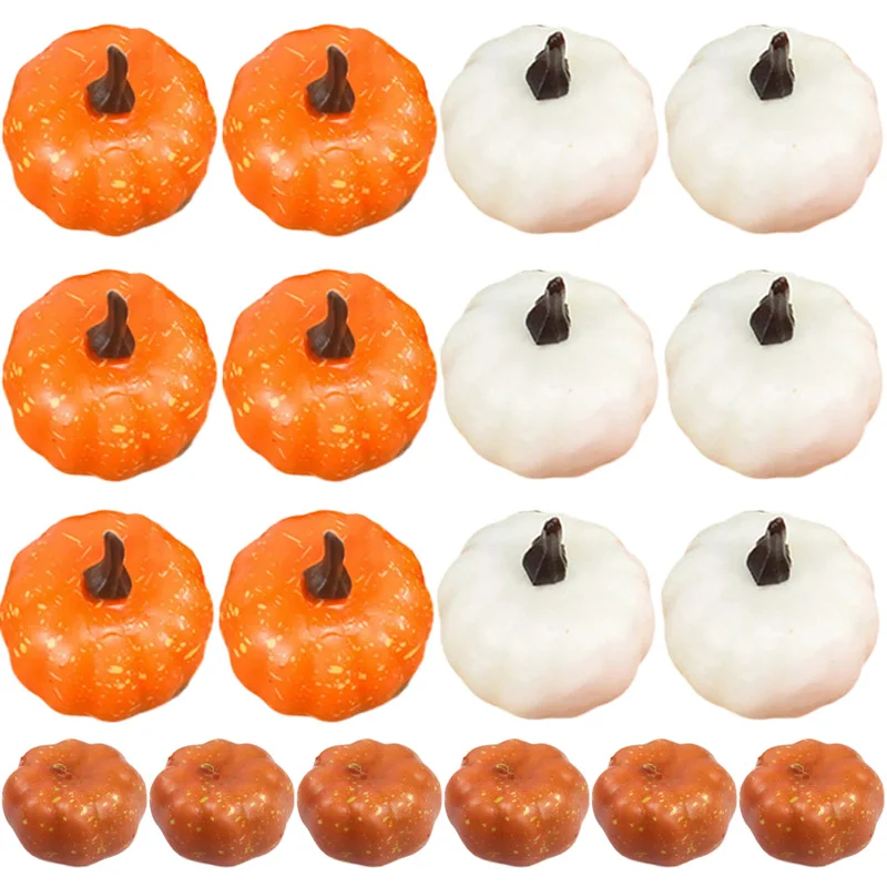 Mini Künstliche Kürbis Halloween DIY Dekorationen Simulierte Desktop Dekoration Party Sammeln Liefert Schießen Requisiten TMZ
