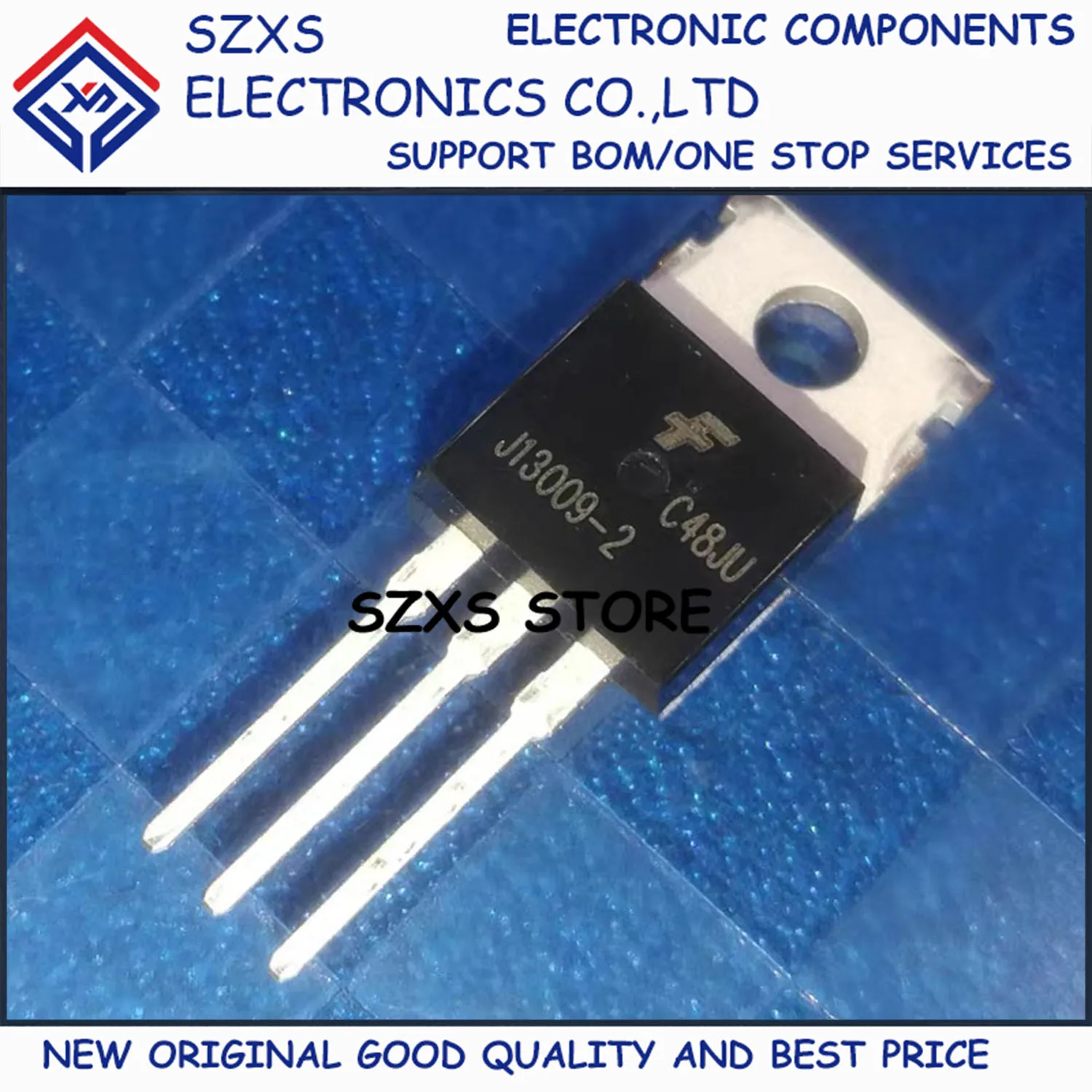 

New Original 10Pcs J13009-2 FJP13009-2 TO-220 700V 12A High Voltage Switch Transistor In Stock Electronic Component Good Quality