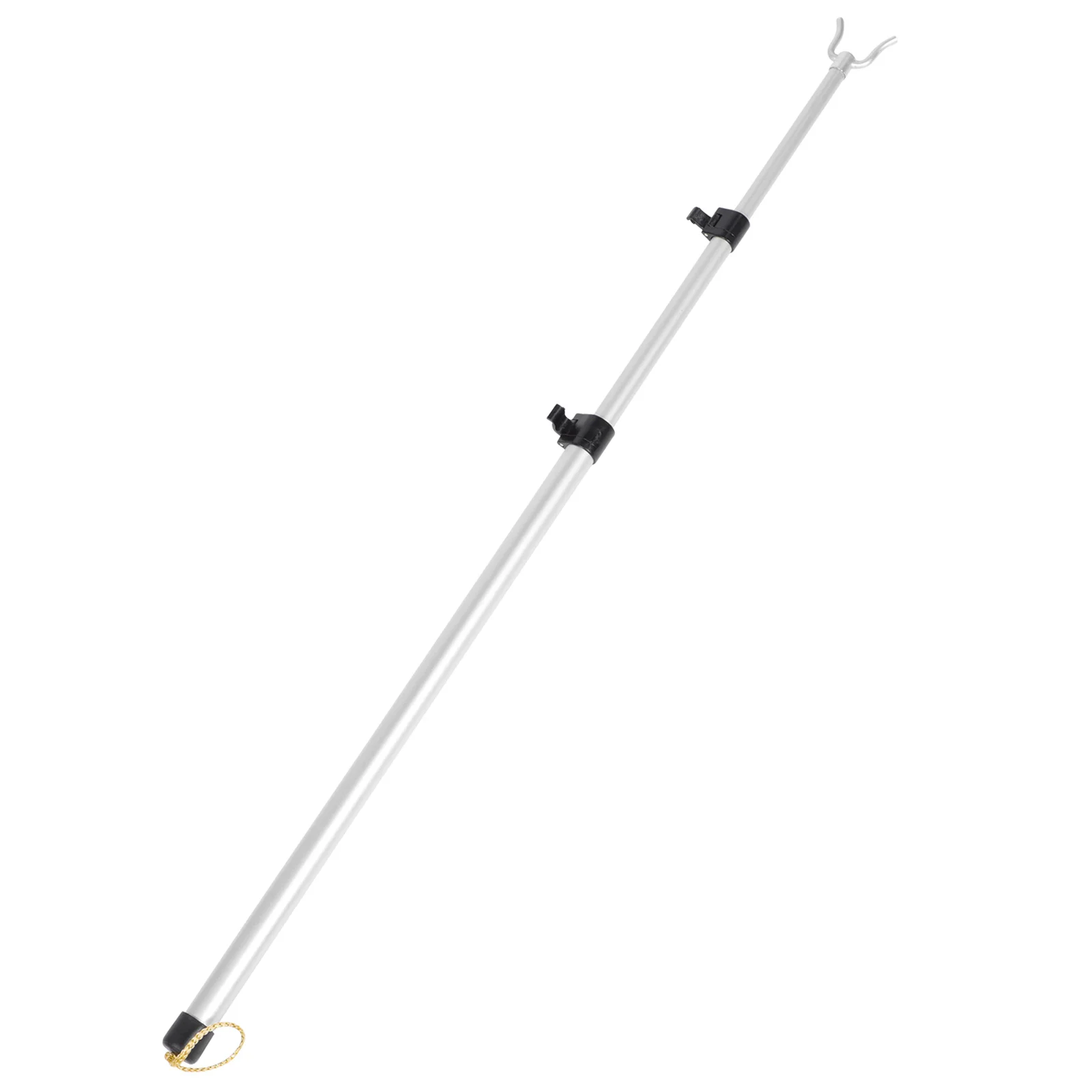 

Hanger Retriever Pole Heavy Duty Hook Adjustable 49.12 Inch High Reach Closet Pole Aluminium Alloy Extendable Garment