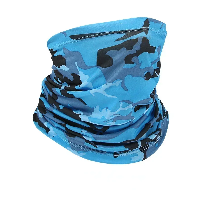 Bufanda Anti-UV de seda de hielo, mascarilla para cubrir la cara, protección para el cuello, secado rápido al aire libre, pesca, senderismo, Camping, motocicleta, Bandana transpirable