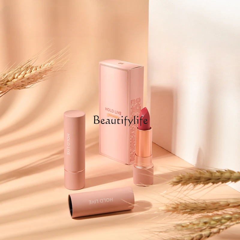 

Pink Velvet Fog Lipstick Peach Bean Paste Wood Rose Gold Flash Red Pear Color Small Powder Great Lip Lacquer Matte