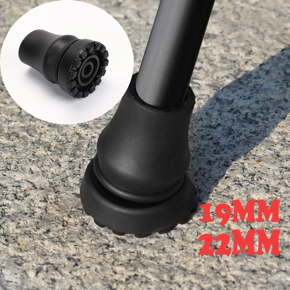 

1-10pcs 19mm/22mm Walking Stick Feet Cover Rubber Head Crutch Anti-slip Tip Crutch Feet