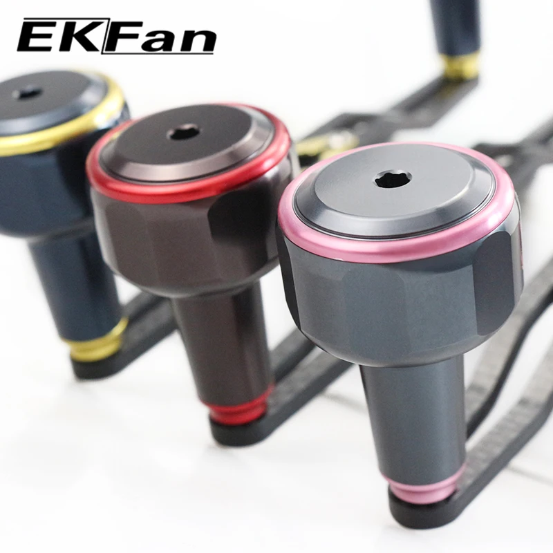 EKFan 140MM Kohlefaser-Baitcasting-Angelrollengriff für A/D/S 7*4/8*5mm Loch Universal-Köderrollengriff DIY-Teile – Detail 9