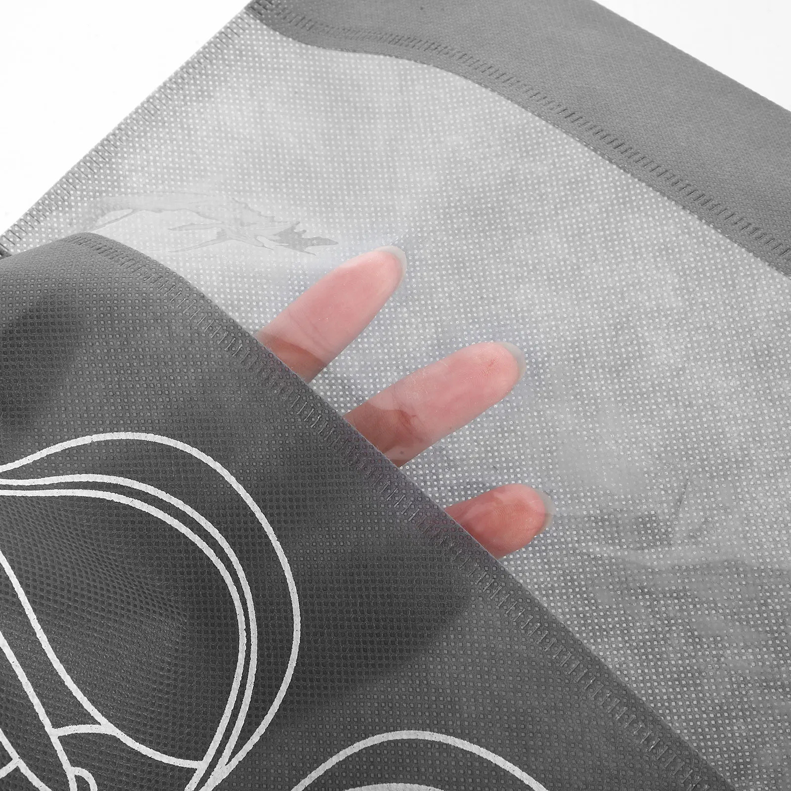 

5 Pcs Shoe Bags Dust-proof and Moisture-proof Storage Packing Cloth Household Laundry for Shoes Grey Multi-purpose Student