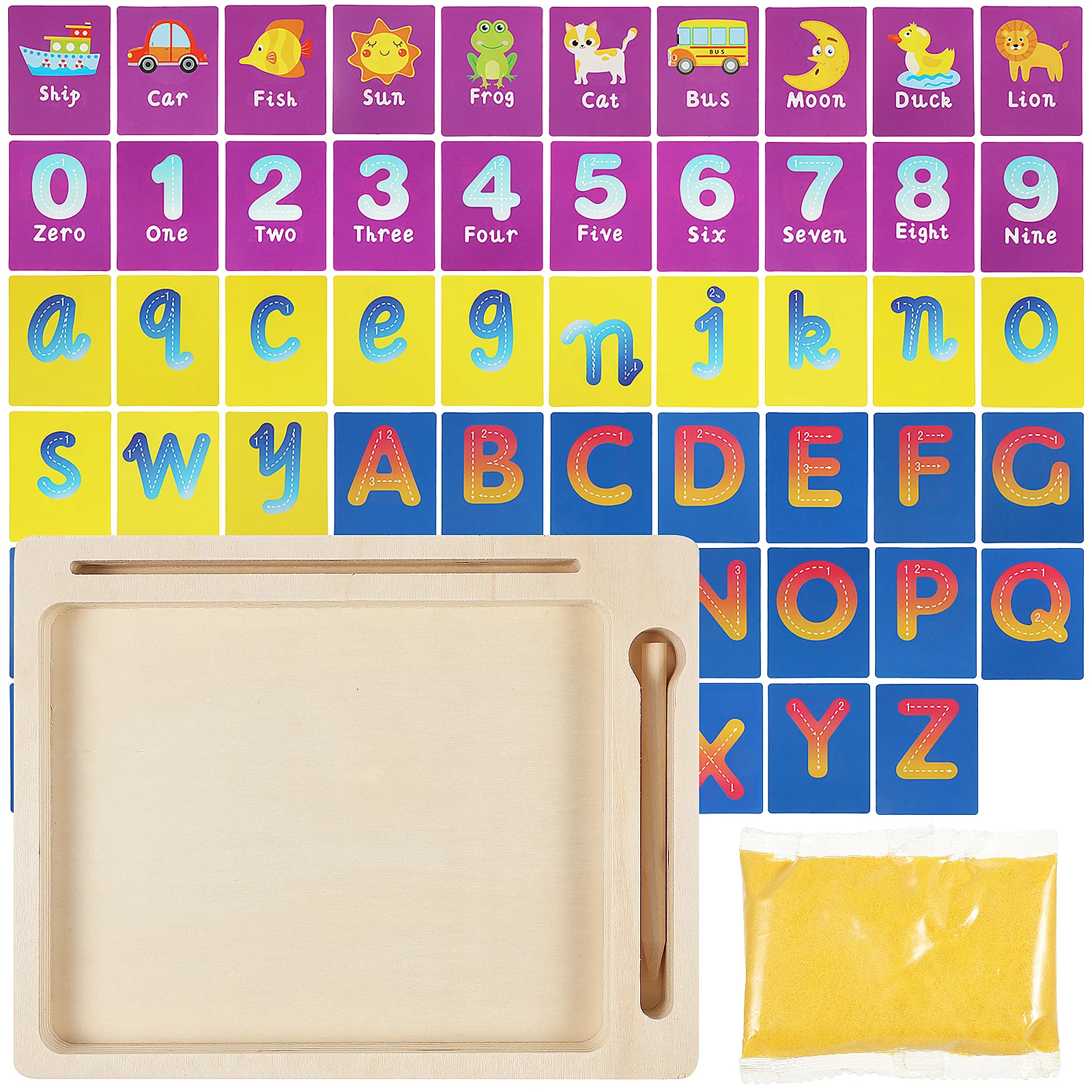 

Children Writing Aid Sand Tray Kids Drawing Projector Preschool Activities Montessori Toy Safe Material Letter Practice