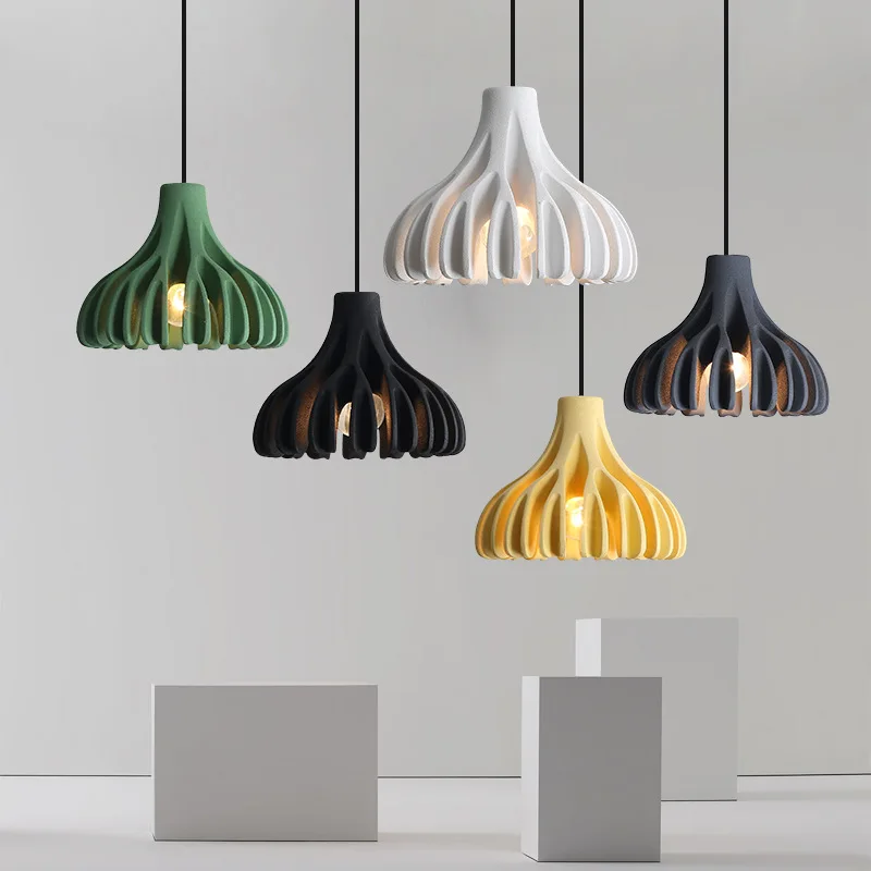 

Nordic Macaron LED Pendant Lights Resturant Chandelier Art Creative Resin Pendant Lamp Home Decoration Dining Room Bedside Lamps