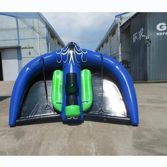 Inflatable Flying Manta Ray/ Towable Water Sport Tube for Water Park Equipment