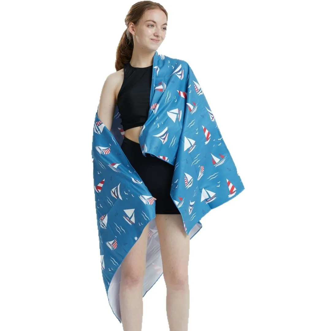 Microfiber Bath Towel Swimming Sport Print Quick Dry Sandless Beach Blanket Soft Comfortable for Men Women Camping Pool Towel