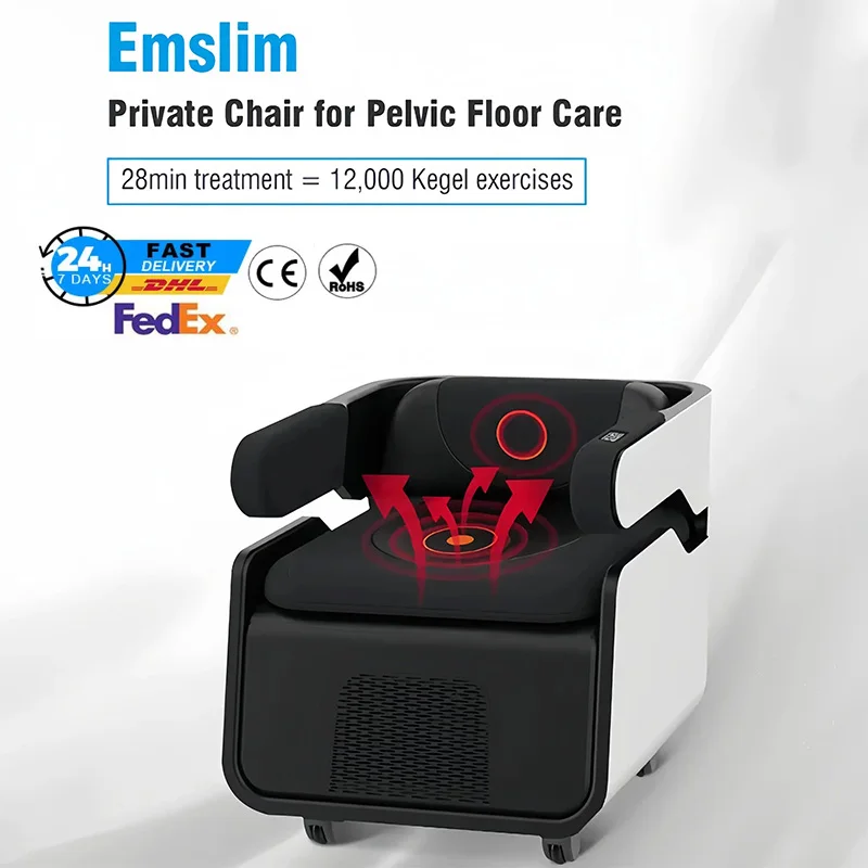 Emslim Pelvic Floor Muscle Postpartum Muscle Training Prostate Treatment Massage Chair Machine Urinary Incontinence Butt Lift