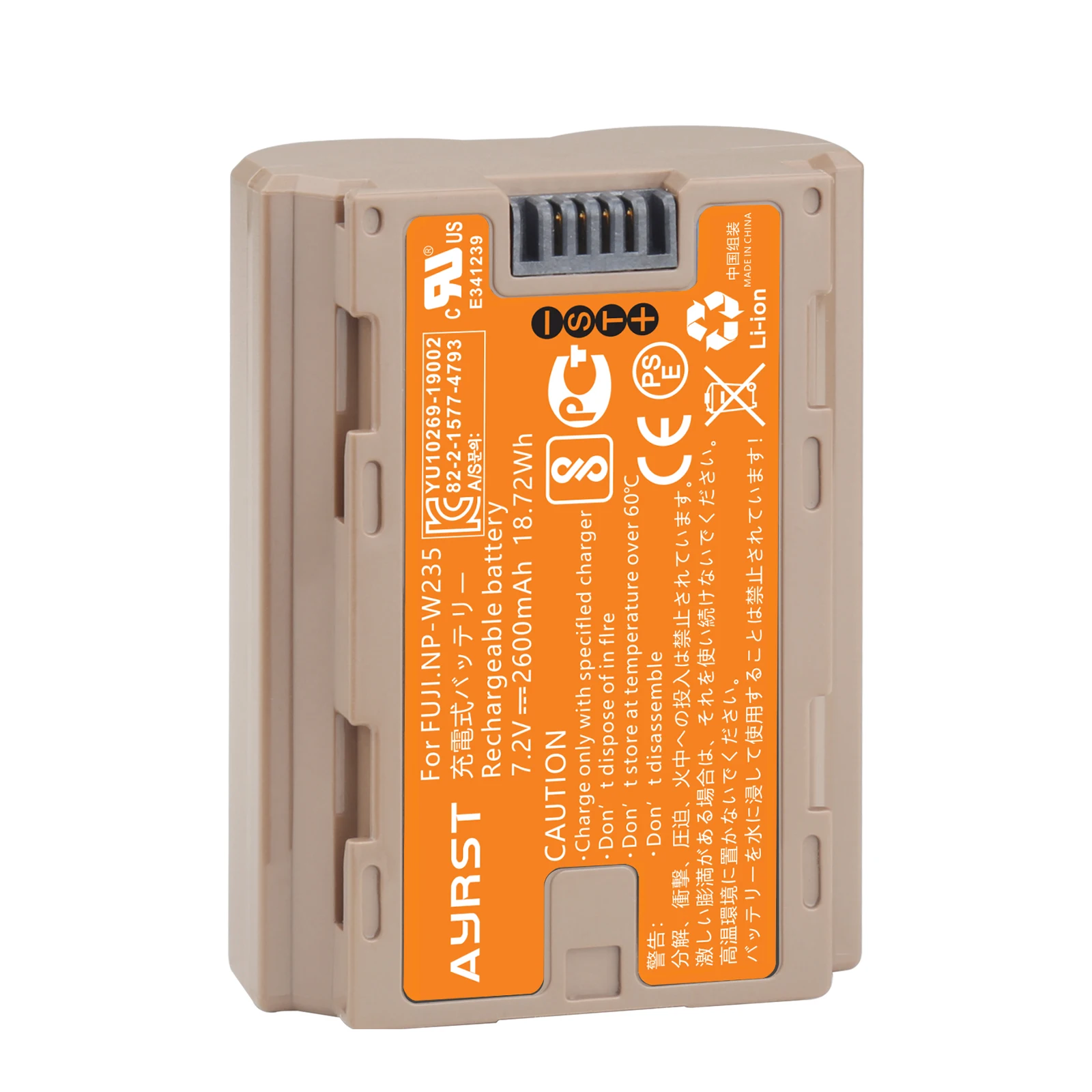 NP-W235 بطارية NP W235 2600mAh مع منفذ نوع C لبطارية Fujifilm NP-W235 ، يناسب X-T4 Fujifilm ، GFX 100S ، GFX 50S II