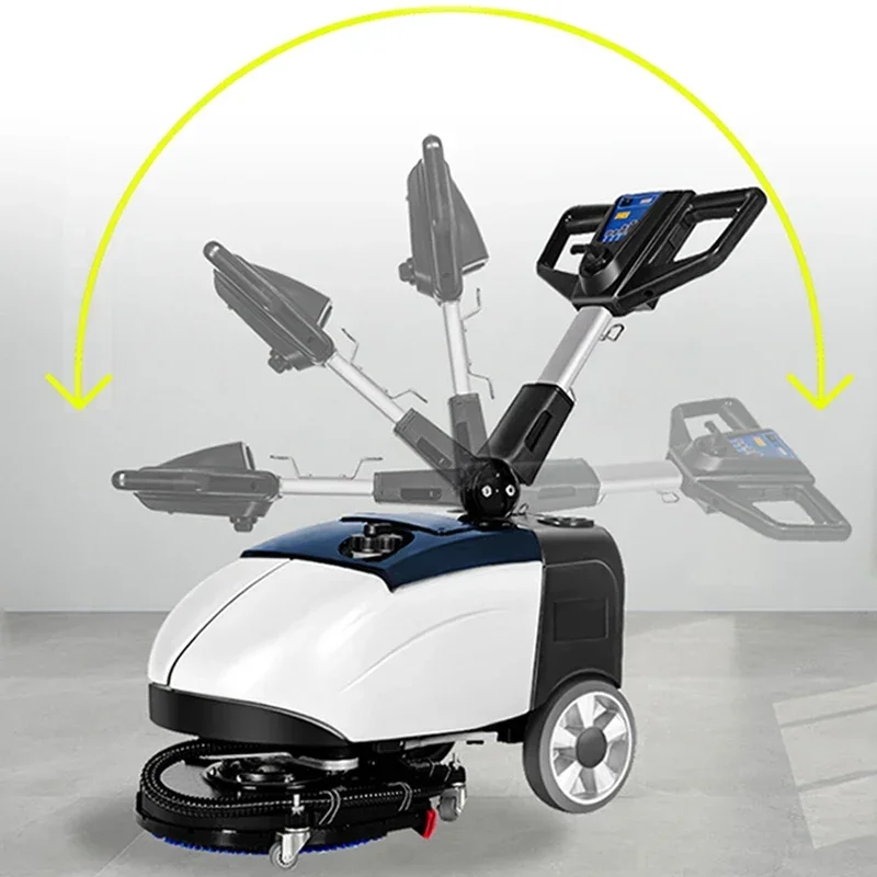 

Обновленный небольшой скруббер, ручной толкатель, мастерская, столовая, торговый центр, стирка, протирка, всасывание, перетаскивание, встроенный автоматический скруббер