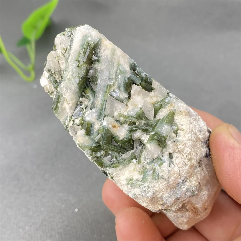 Natural Green Tourmaline Rough Mineral Specimens  Crystal Specimens For Reiki Treatment  Home Decoration Ornaments