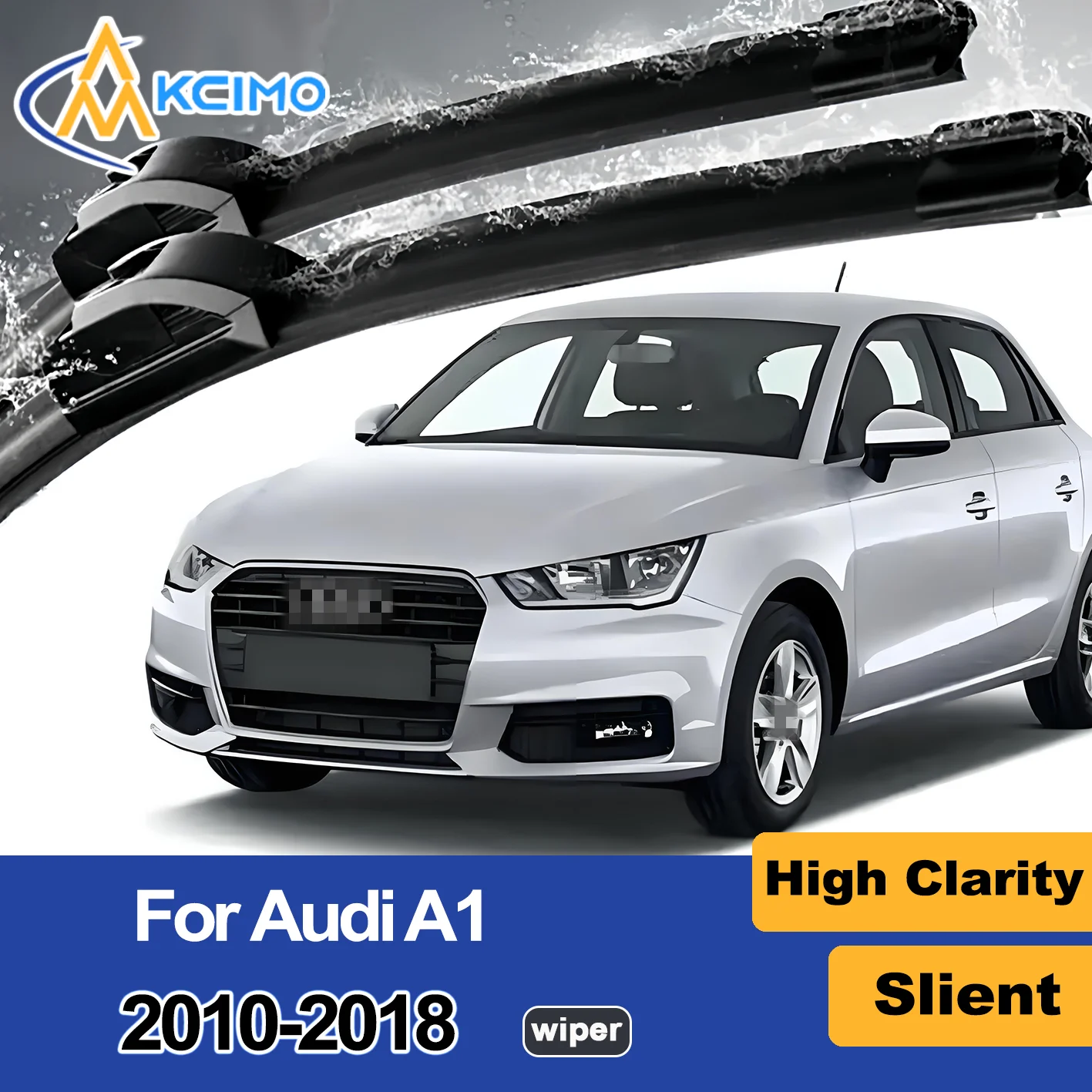 

2PCS New Front Windshield Wiper Blade for Audi A1 8X 2010-2018 S1 Front Windshield Auto Wipers Blade Accessories 2018 2017 2016