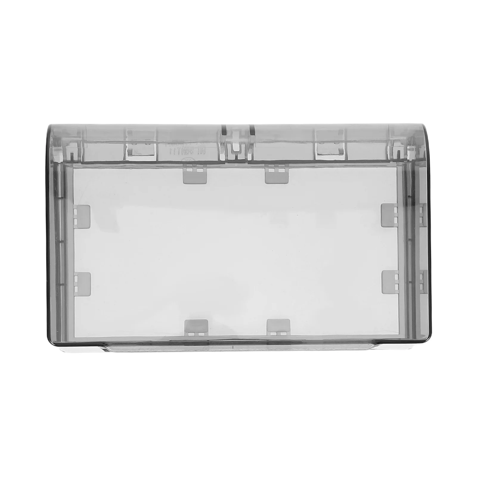 

1pc Waterproof Double Socket Cover Thickened Splash-Proof Adhesive Wall Outlet Protector Home Commercial Use Outdoor Receptacle