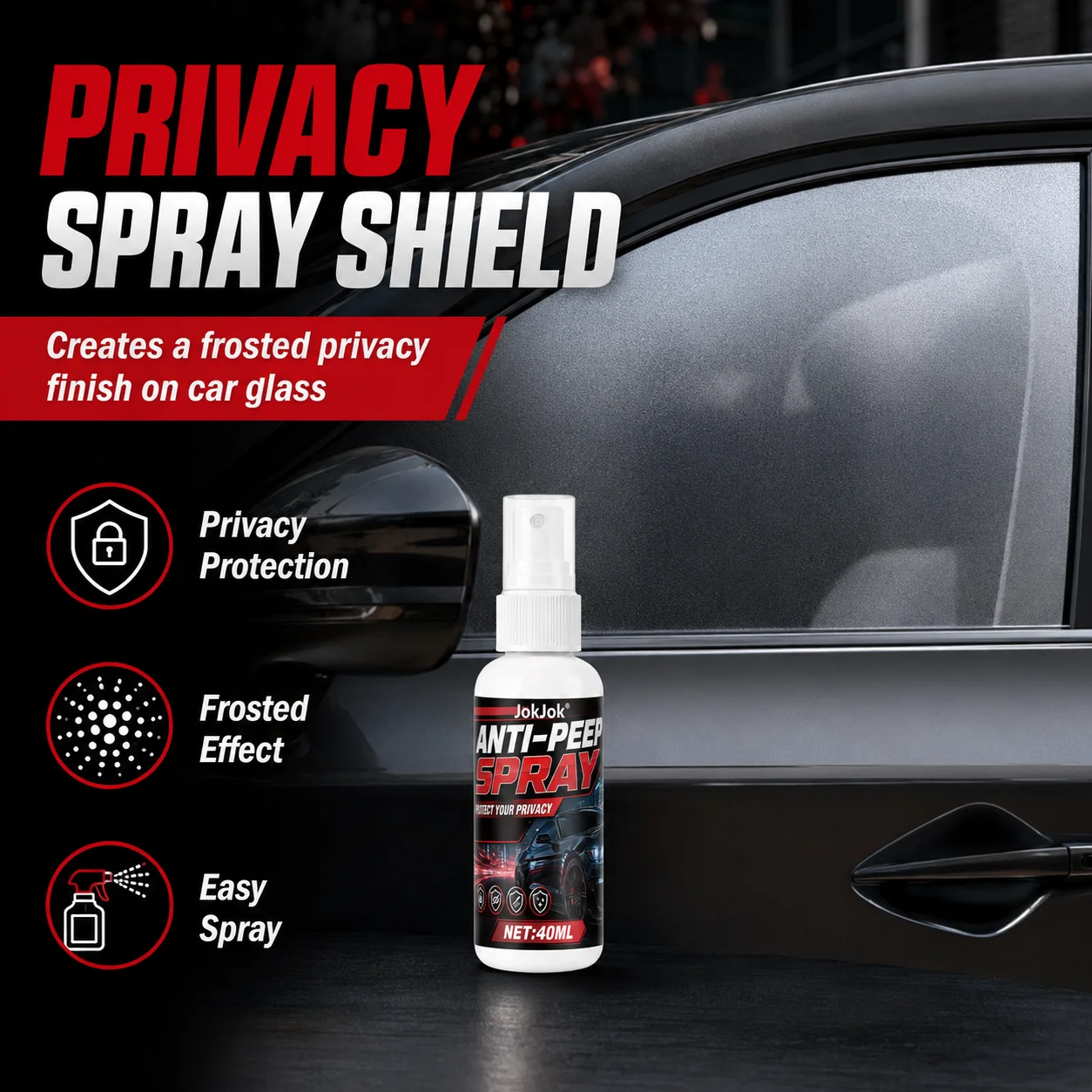 Glass Protector Auto - New One-way Anti-peeping Glass Spray Dedicated