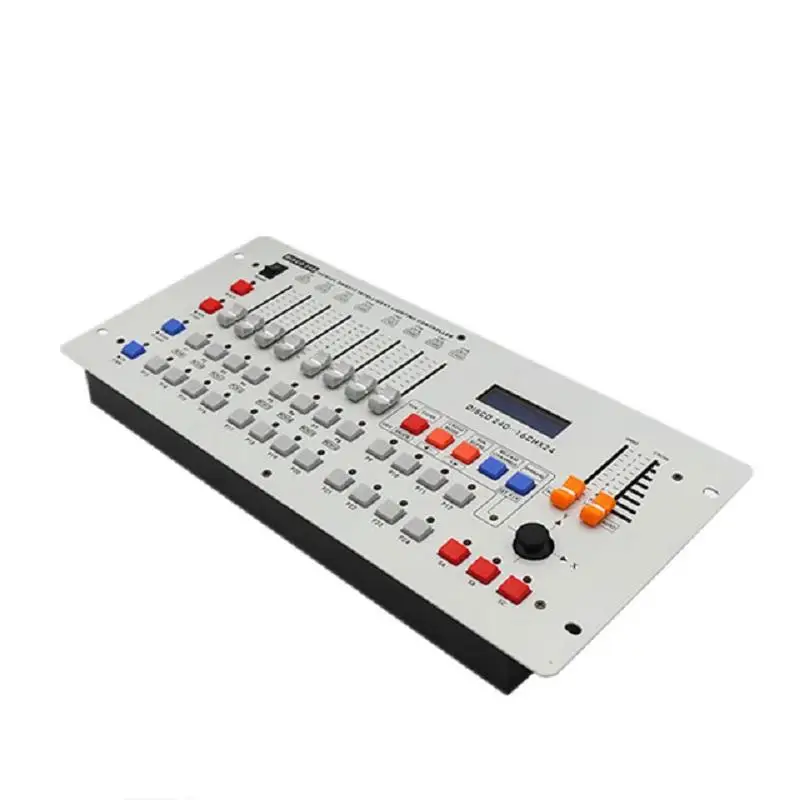 Console DMX-240 DMX512, contrôleur pour Machine de scène, variateur, tête mobile, faisceau lumineux Par, Programmable par ordinateur