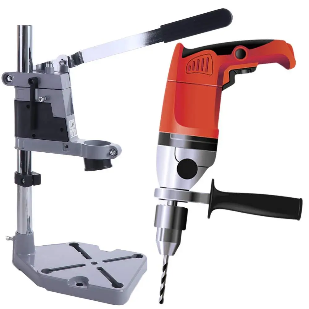 Multi-function Electric Drill Stand 400mm Precise Bench Drill Holder Base Frame Aluminum alloy