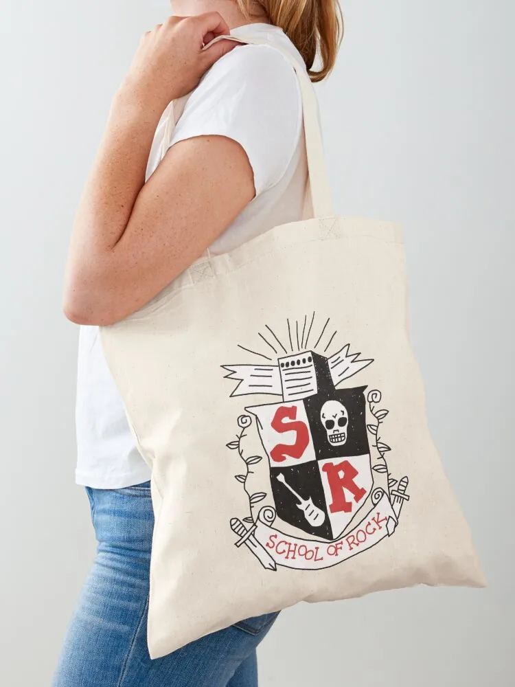 

School of Rock Tote Bag reusable shopping bag tote bag canvas Eco Handbags women