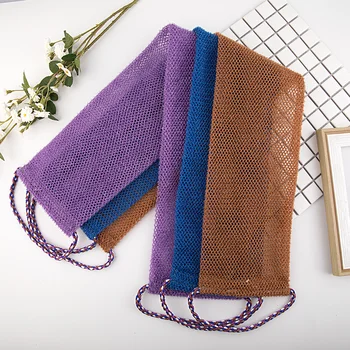 1Pcs 아프리카 그물 스폰지 엑스 폴리 에이 팅 바디 그물 스크러빙 워시 네트 수건 목욕 스폰지 그물 샤워 청소 도구