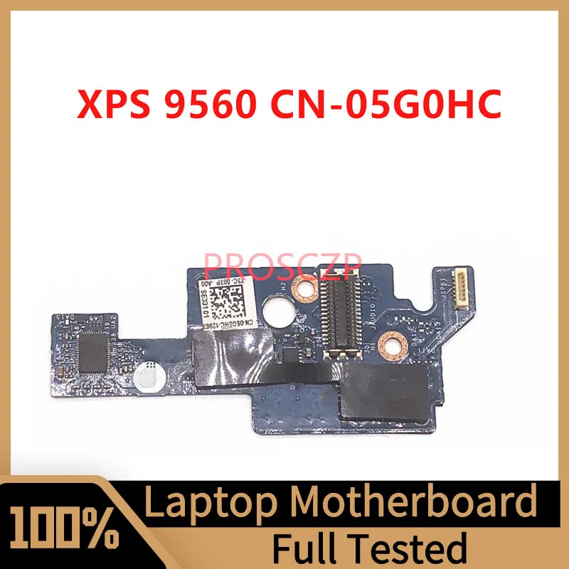 CN-05G0HC DELL XPS 9560 USB 노트북 마더보드 오디오 LS-E331P, REV.1.0 100%, 05G0HC 5G0HC