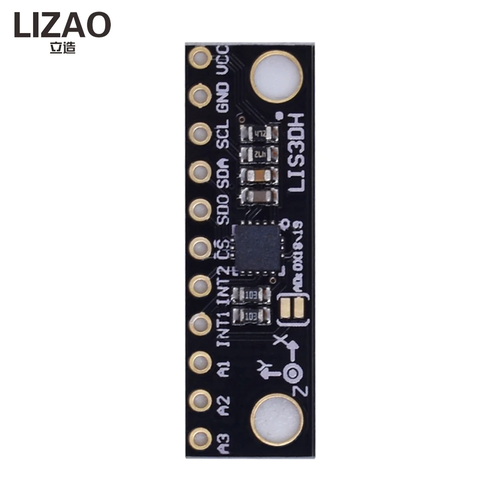 LIS3DH 3-Axis Accelerometer Module, High-Precision Sensor with I2C/SPI for Arduino Robotics & Motion Detection view 3