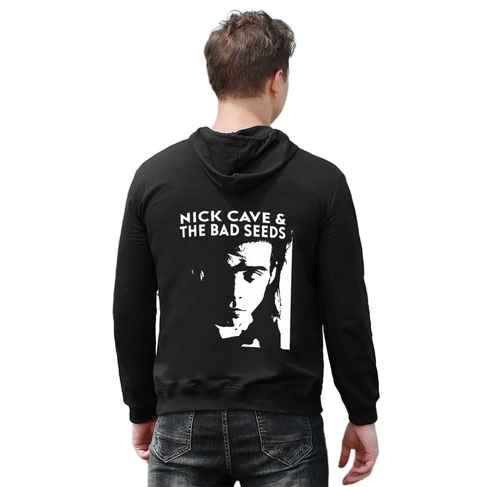 نيك كيف آند ذا باد سييدز هوديي ملابس الخريف الكورية بلوزة معطف رجالي ملابس للرجال جديدة في هوديس وبلوزات