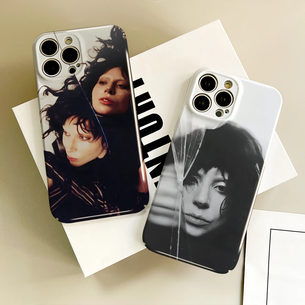 Hot Singer L-Lady Gaga Mayhem Case For Samsung S23 22 21 Fe Ultra Plus A04 33 5G All-inclusive Glossy Hard Cover Film Shell