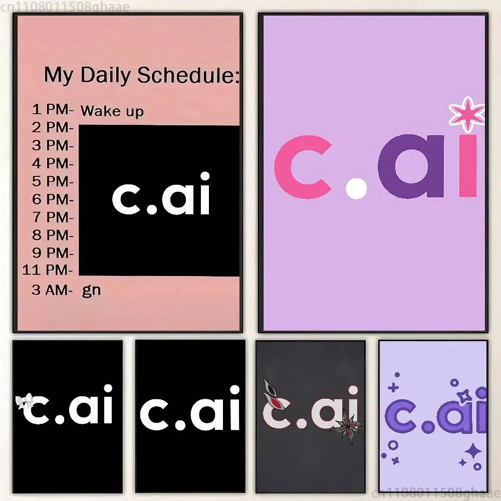 c.ai Classic Poster Wall art print art suitable for living room bedroom bar parlor home decoration gift