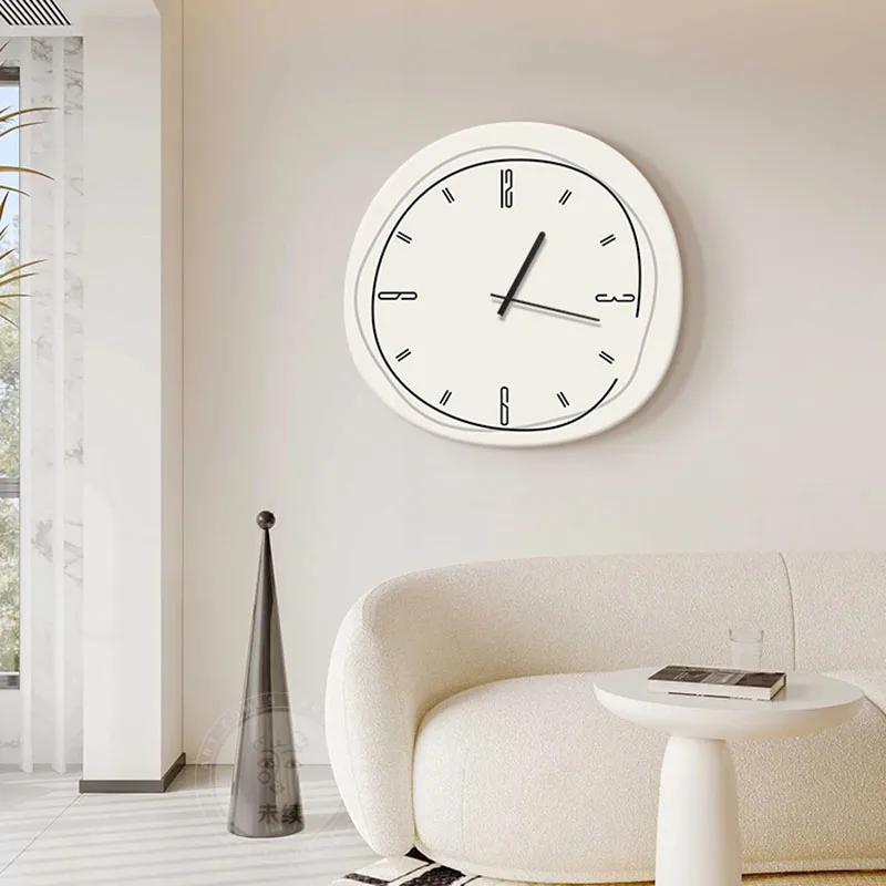 Y*-Nordic Modern Wall Watch Minimalist Living Room Simple Fashion Creative Clock Wall Design Aesthetic Horloge Home Decoration