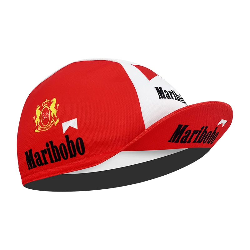 Poliéster ciclismo Cap, Popular Cap, Sweat-Wicking, Vermelho, Novo