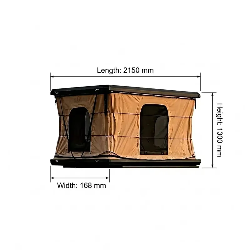 Pop up Rooftop Tent Electric Lift Soft Shell with Ladder No Crank Camping for SUV Pickup Truck 4x4 Overland
