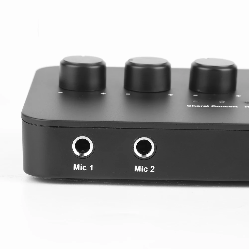 Портативный микрофонный микшер для караоке 3,5 мм AUX BT, цифровой аудиозвук, караоке-машина для DJ Sound, домашней вечеринки и театра