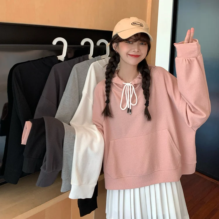 Felpe con cappuccio con zip stile coreano donna Shoujo ragazza estetica moda Alt abbigliamento invernale ritagliata vintage anni 2000 Himekaji tira